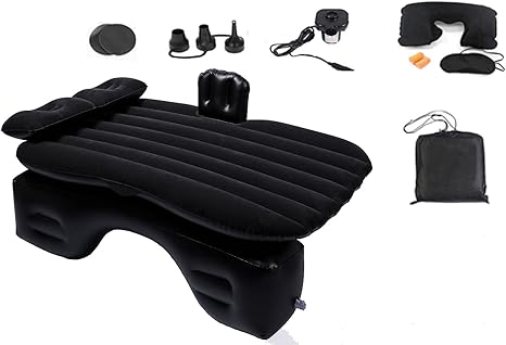 Inflatable Car Air Mattress Back Seat Bed Car Camping