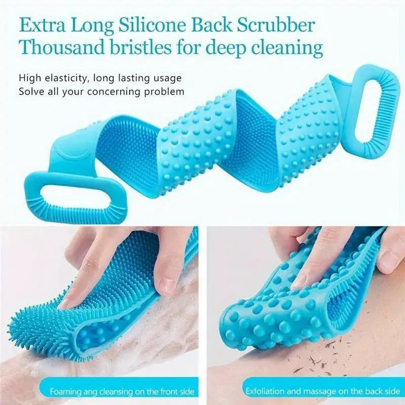Silicon Bath Belt Scrubber