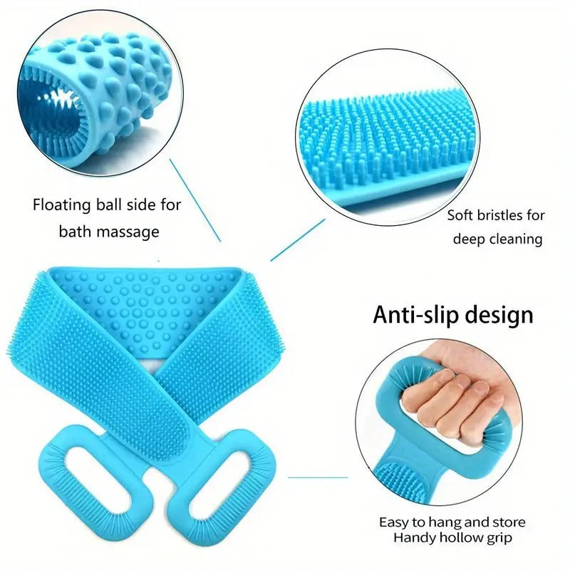 Silicon Bath Belt Scrubber