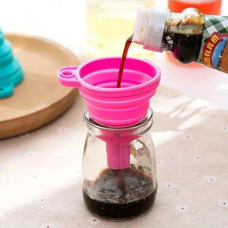 Silicone Foldable Funnel PACK 5