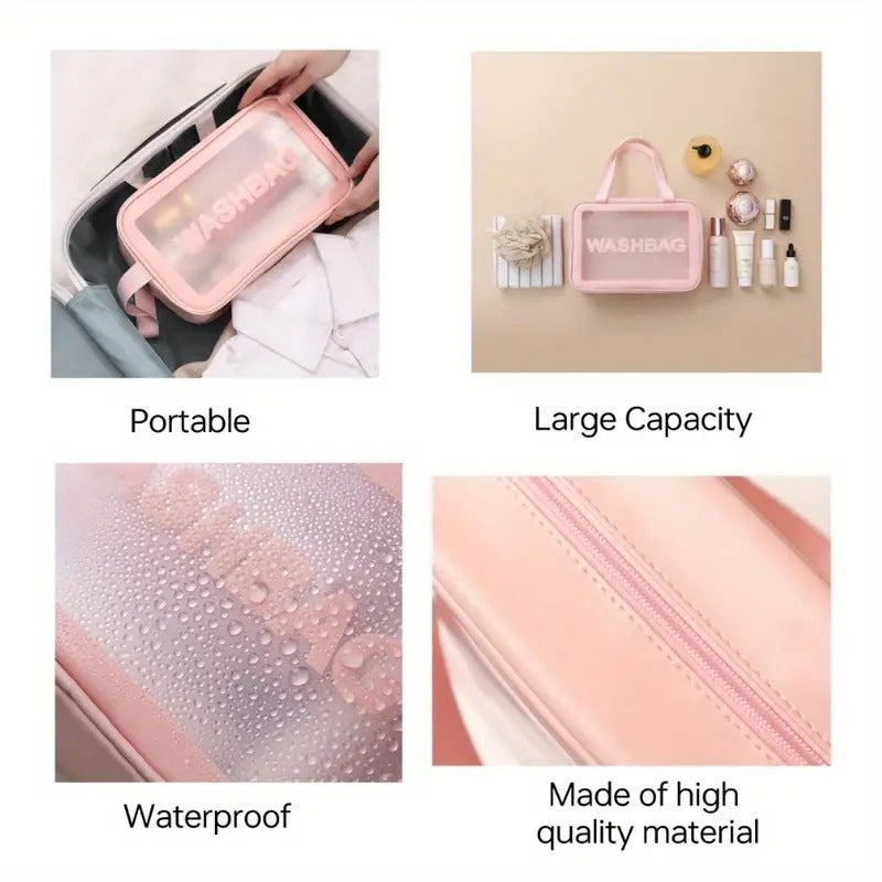 3 pc Wash bag Cosmetic