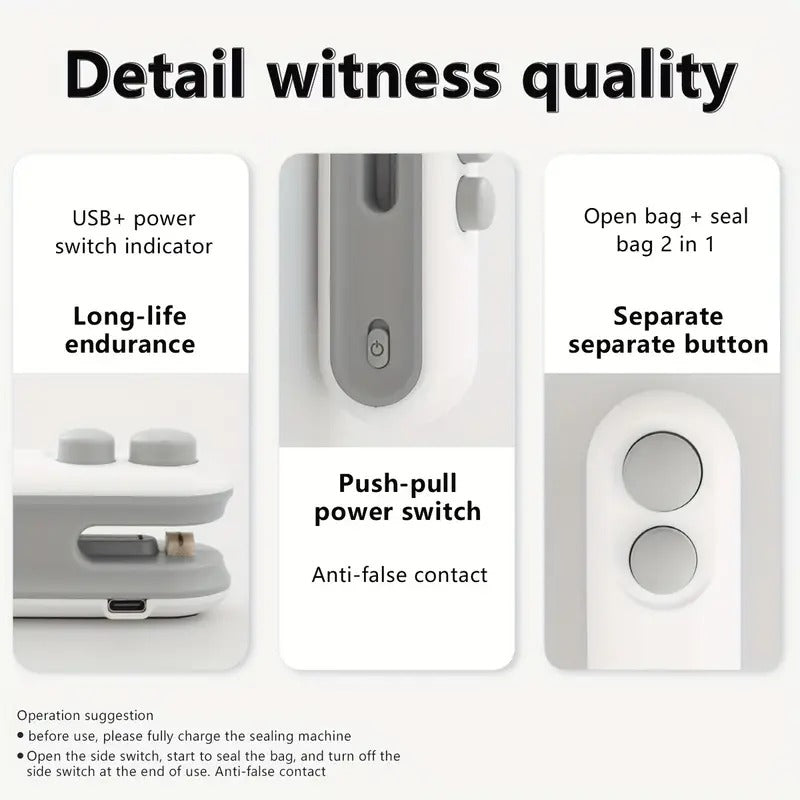 2 IN 1 Portable Mini Sealing Machine