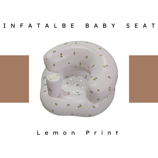 Inflatable Baby Support Seat –  Lemon Print