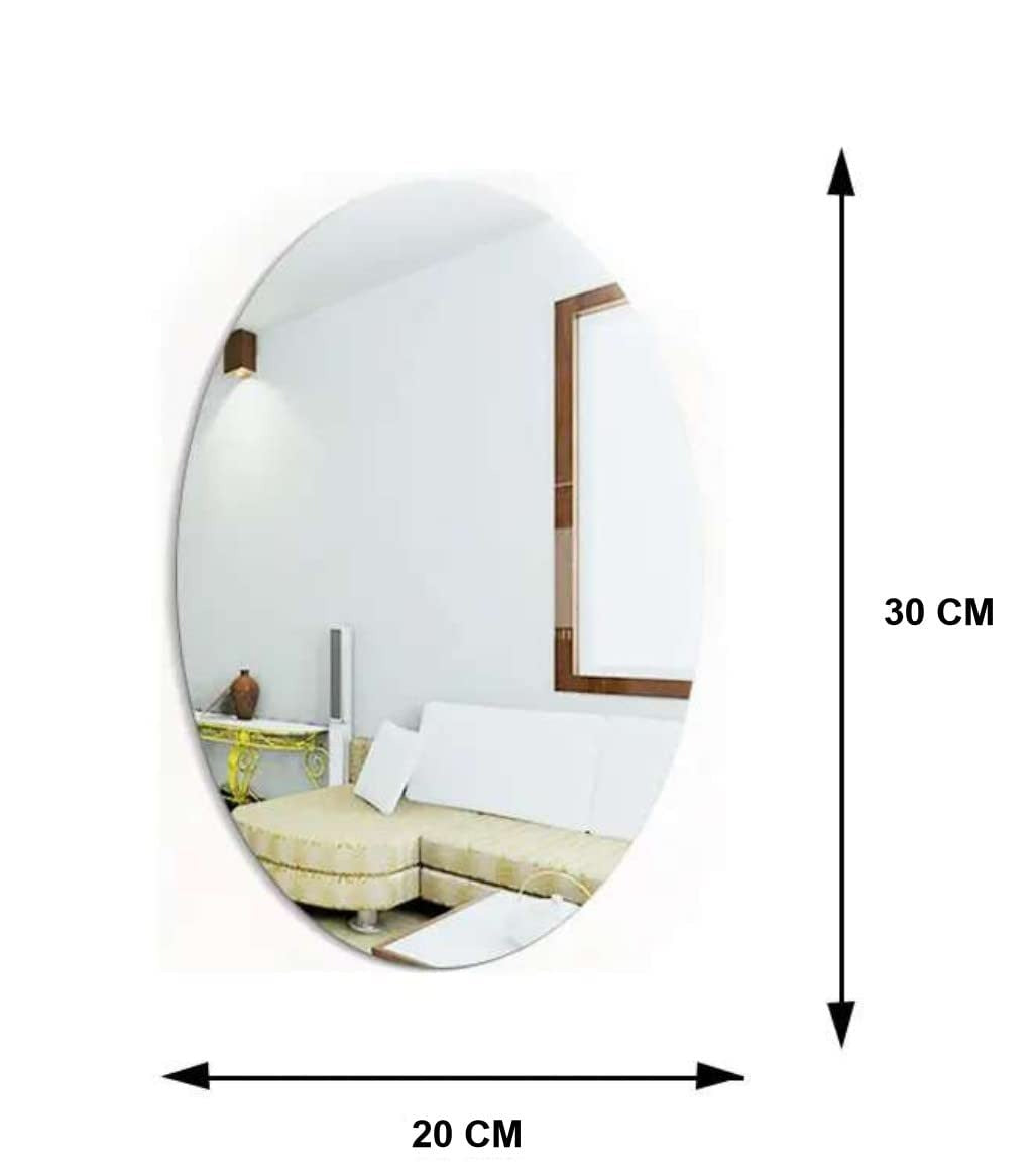 Ovel Shape Sticker Mirror (2030) PCK OF 2