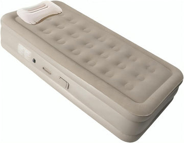 Single Inflatable Bed with Built-in Electric Pump