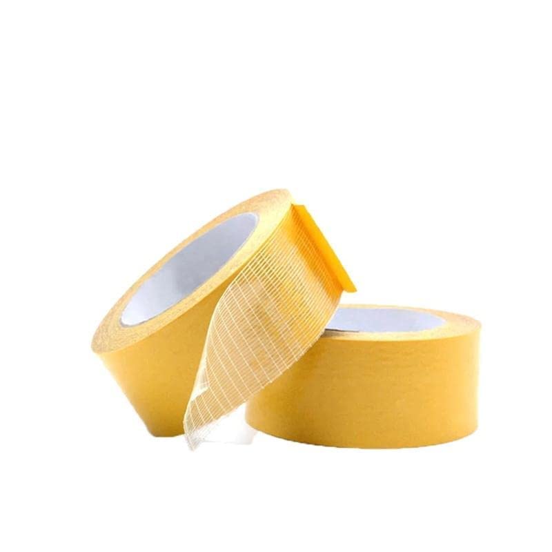 Yellow 3cm Wide 20 Meter Double-Sided Cloth Tape