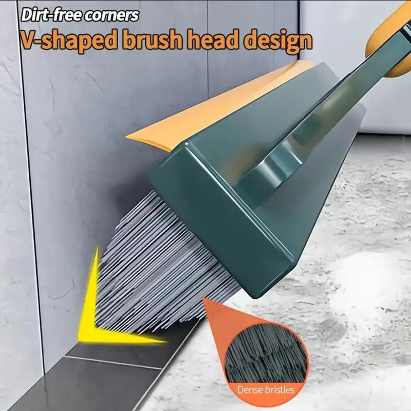 3-in-1 Bathroom Cleaning Brush with Wiper