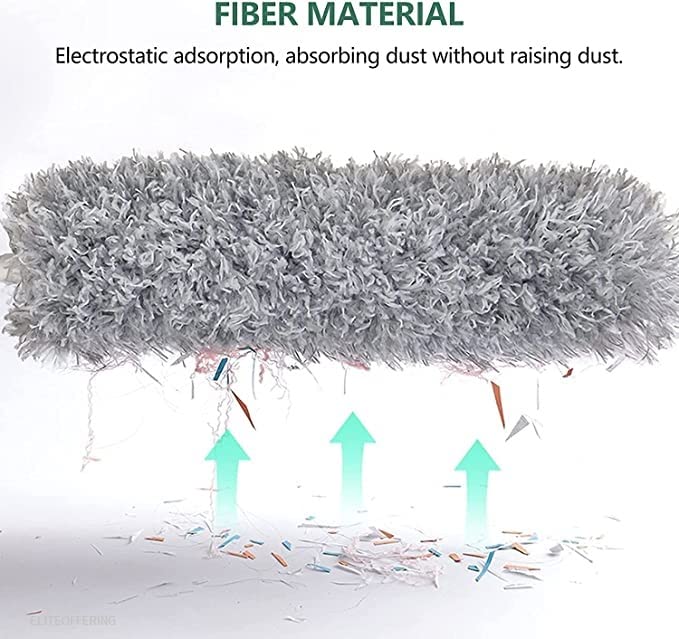 100 inch Microfiber Gray Fan mop cleaner