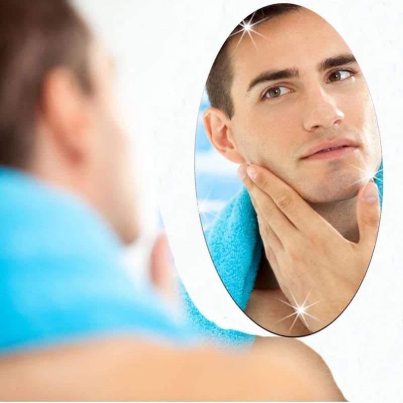 Ovel Shape Sticker Mirror (2030) PCK OF 2