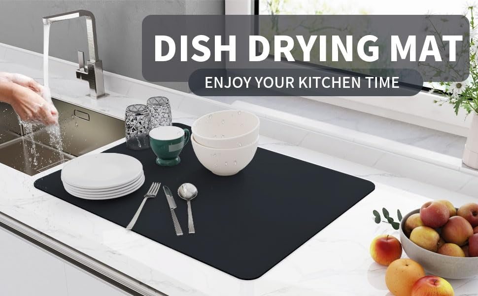 Dish Drying Mat for Kitchen (30x40Cm)