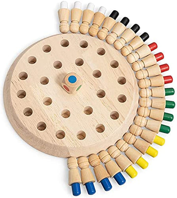 Wooden Memory Chess Game