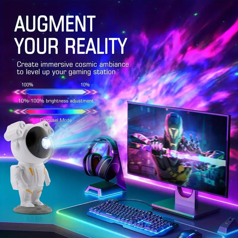 360° Astronaut Galaxy Projector with Remote Control