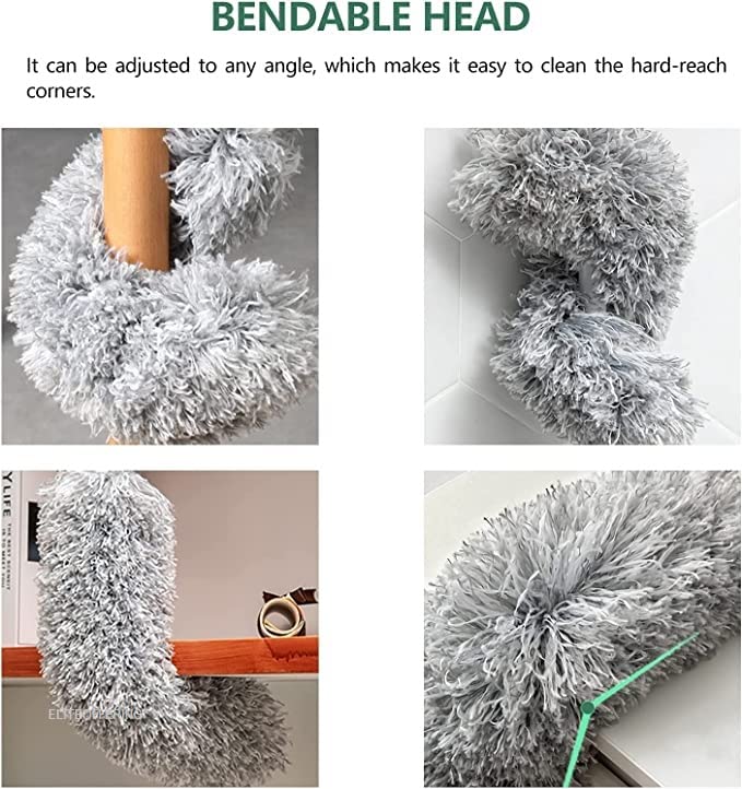100 inch Microfiber Gray Fan mop cleaner