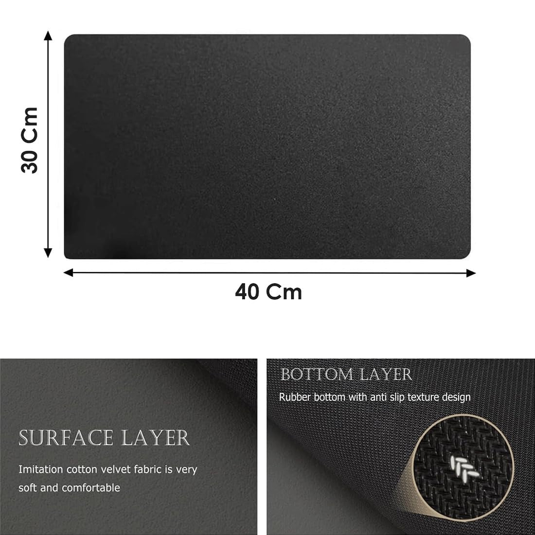 Dish Drying Mat for Kitchen (30x40Cm)