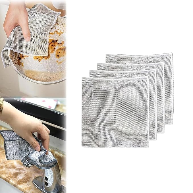 Non Scratch Wire Dish Cloth Pack of 5