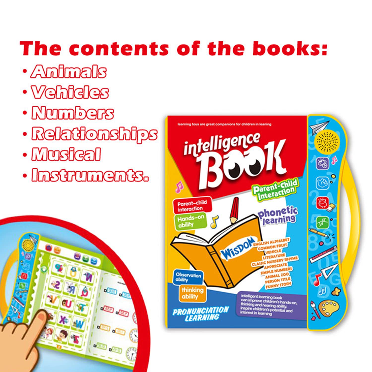 Intelligence Smart Learning Book With Sound Boo