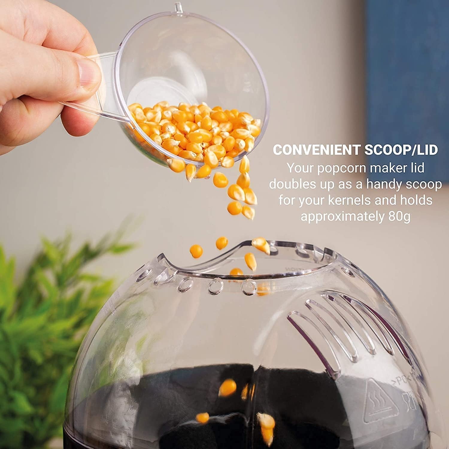 Electric Popcorn Maker Mini Hot Air Popcorn Machine