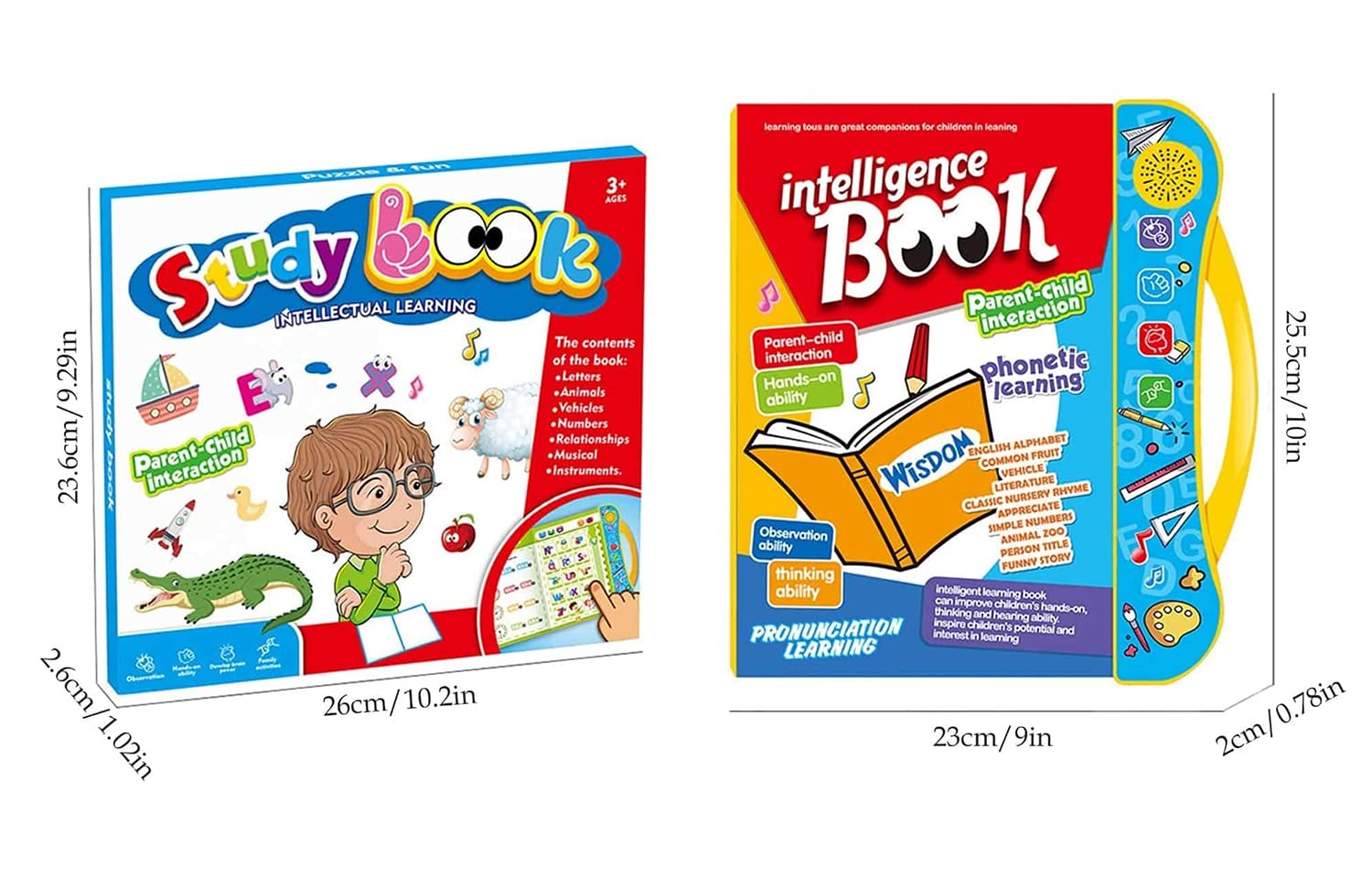 Intelligence Smart Learning Book With Sound Boo