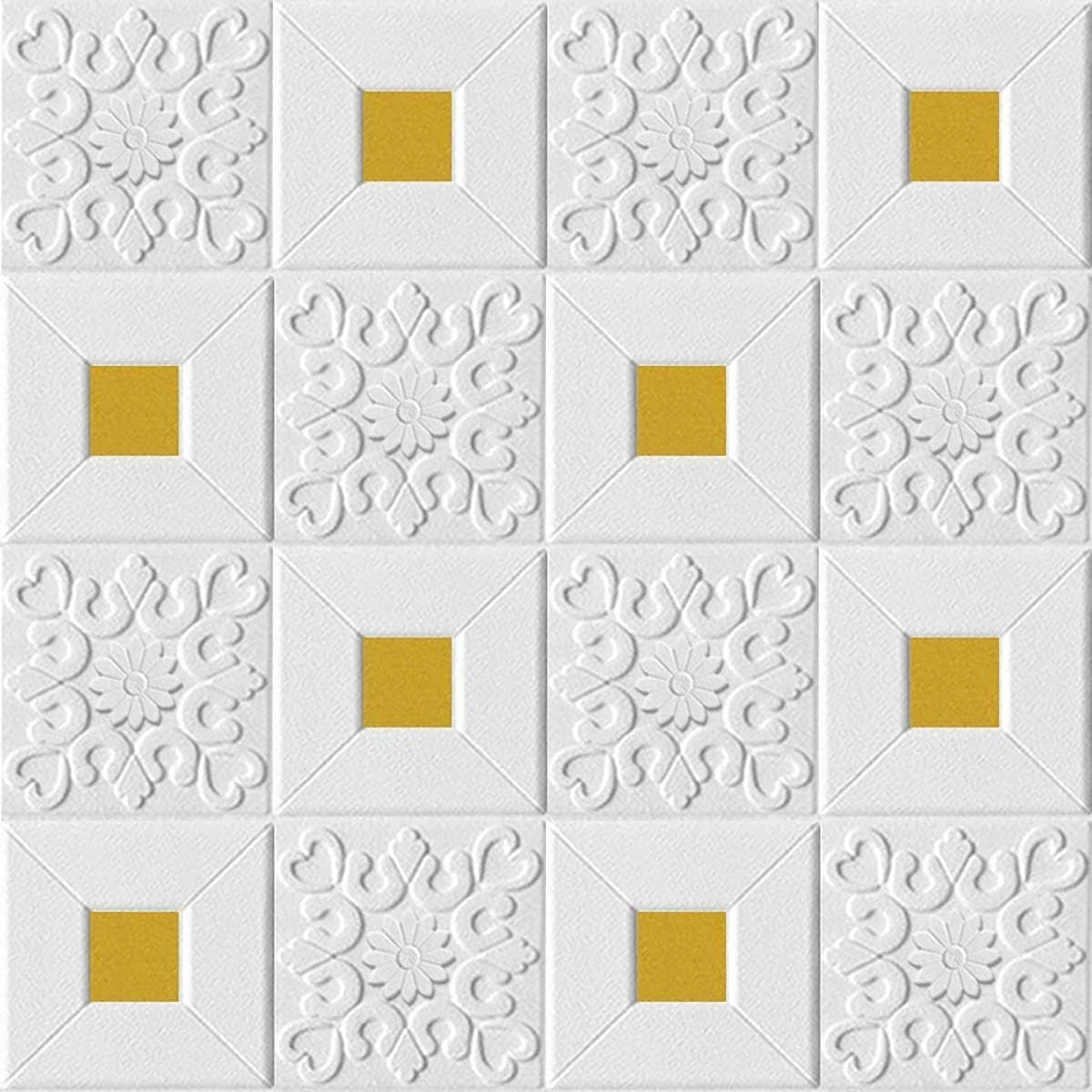 Self Adhesive PE Foam Brick Design 3D Wall Stickers