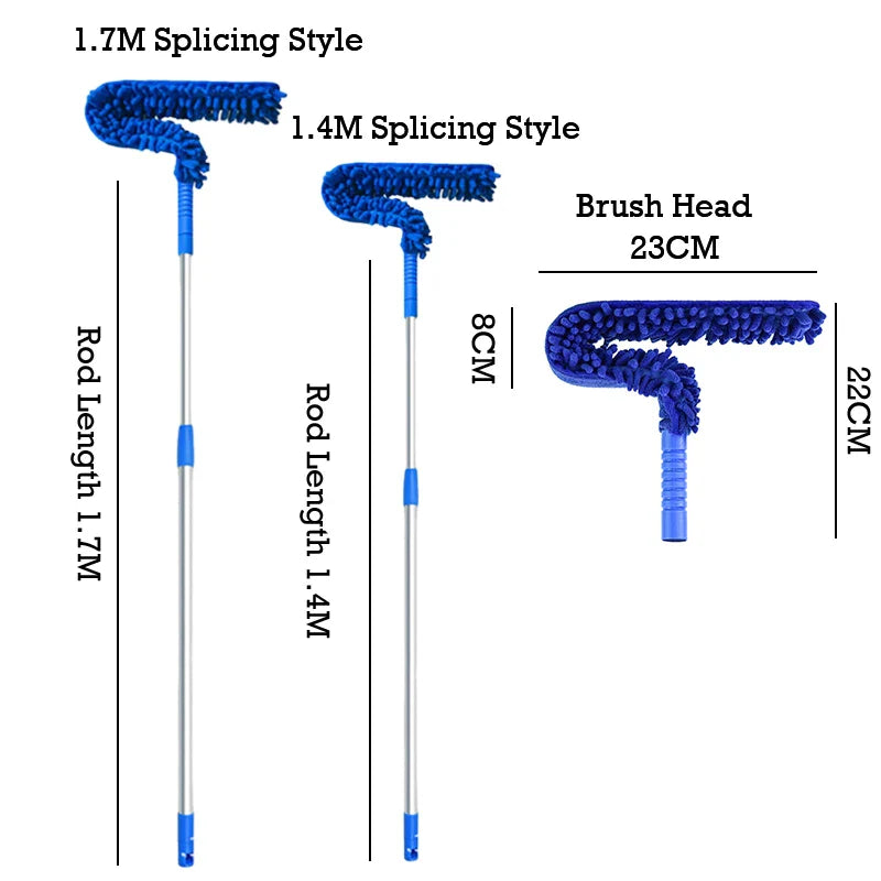 Fan Cleaner Brush with Long Rod Flexible