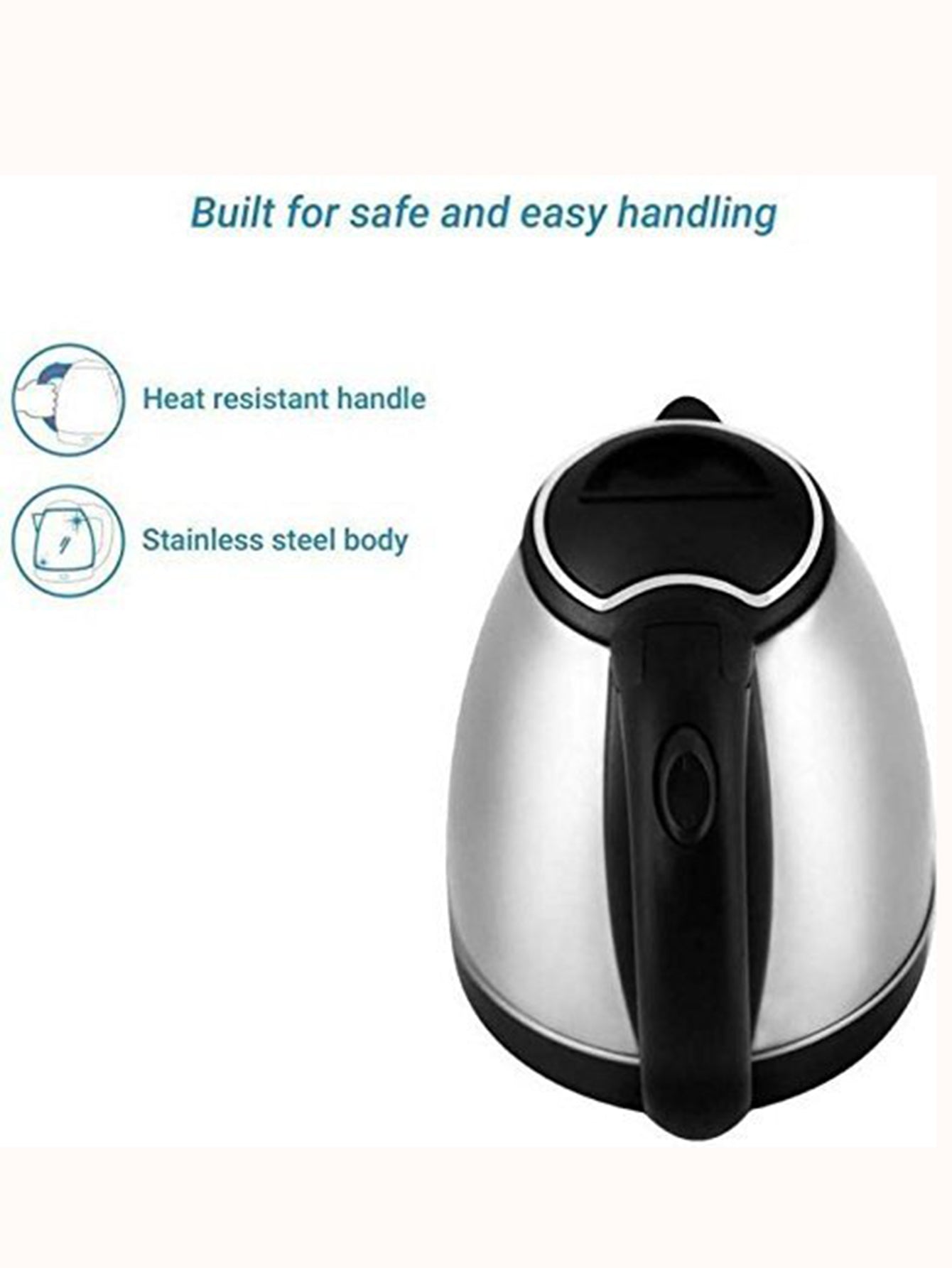 2 Liter Electric Kettle with Stainless Steel