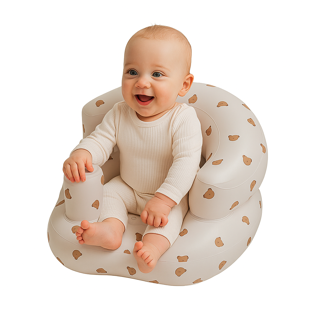 Inflatable Baby Support Seat – Bear Face Print