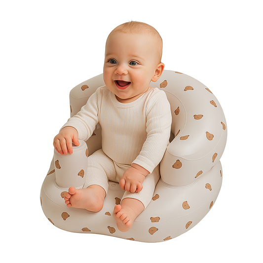 Inflatable Baby Support Seat – Bear Face Print