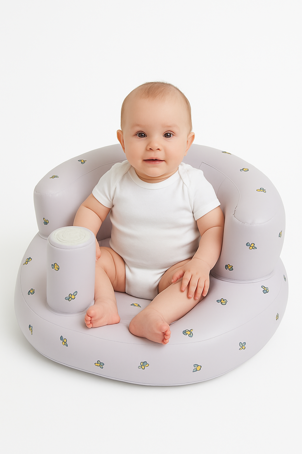 Inflatable Baby Support Seat –  Lemon Print