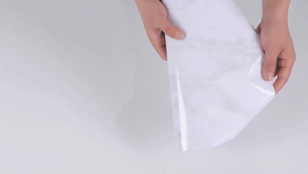 White Marble Sticker Waterproof  (60200)