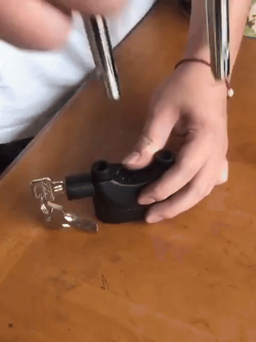 Alarm Security Lock with Motion Sensor Siren and 3 Keys