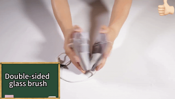 Magnetic Glass Cleaning Wiper Triangle Shape