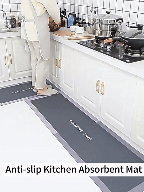 2 Pcs Kitchen Mats (4060CM)(40120CM)