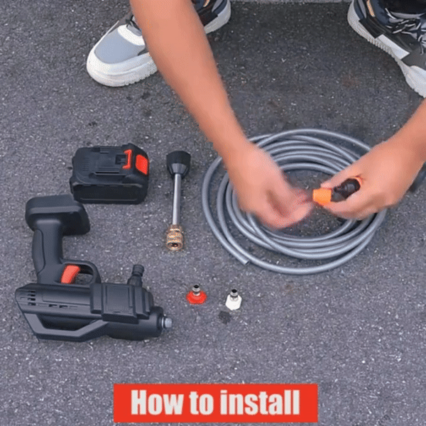 Wireless High Pressure Car Washer Gun