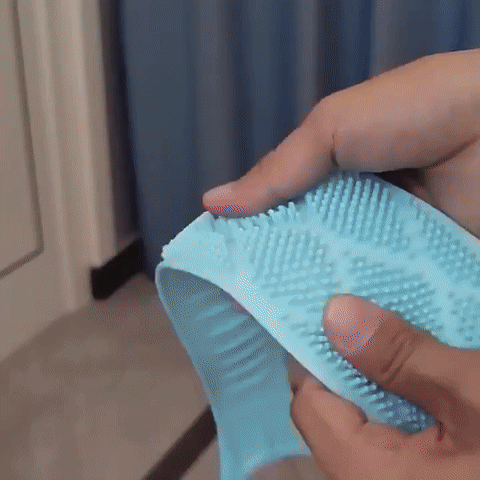 Silicon Bath Belt Scrubber