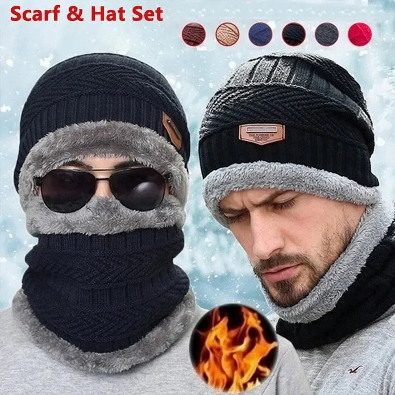 Winter 2 pc Scarf Cap