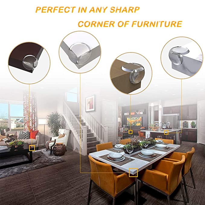 Round silicon baby head protector 4 pc set