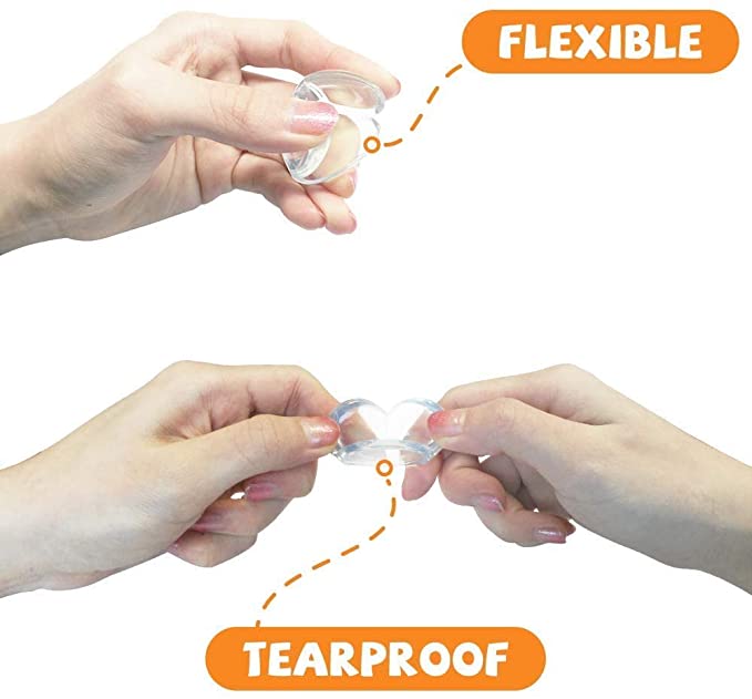 Round silicon baby head protector 4 pc set