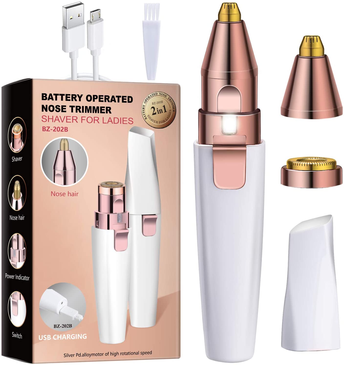 2 in 1 rainbow flawless trimmer