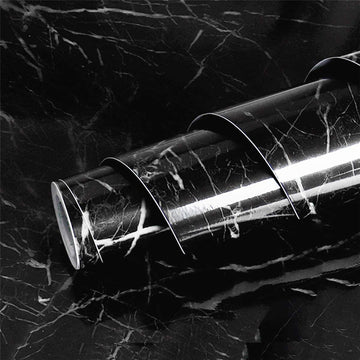 Black Marble Sticker Waterproof (60*200)