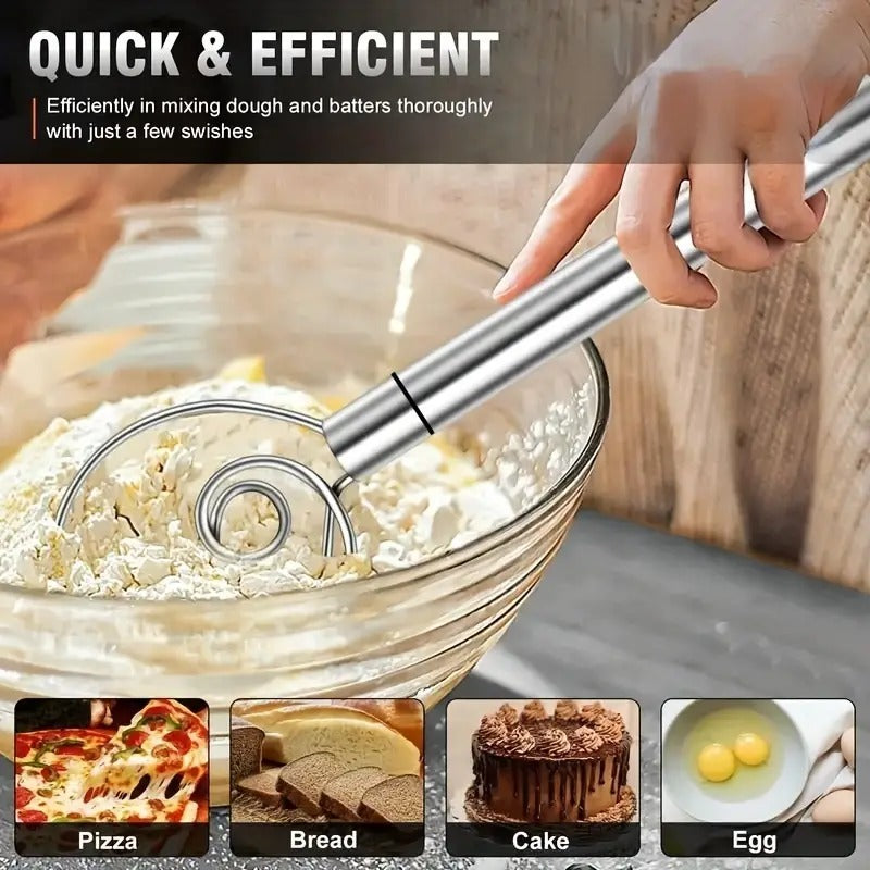 Stainless Steel Dough Flour Whisk Atta maker
