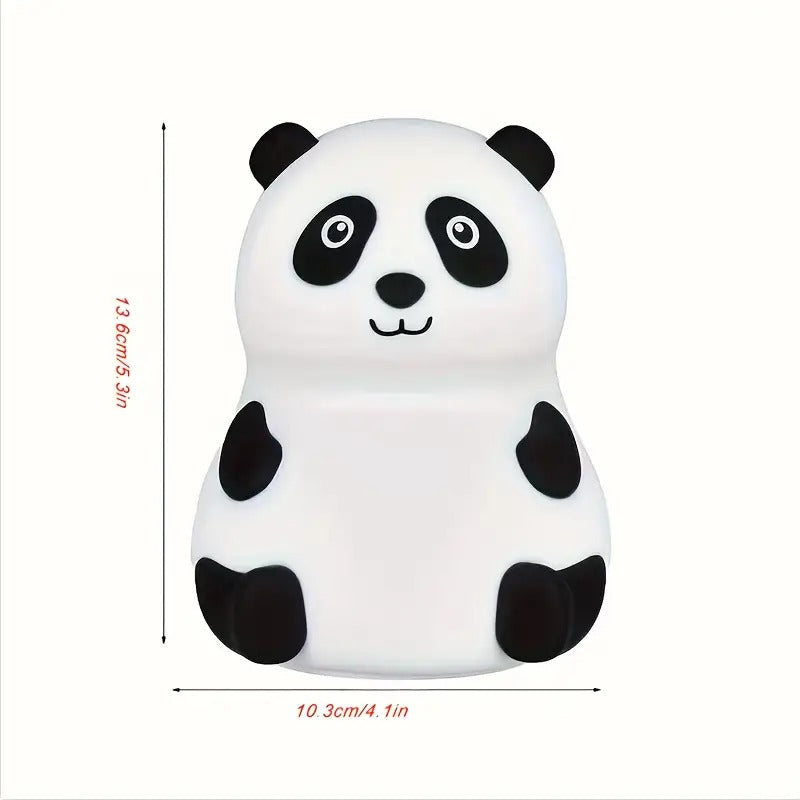 Panda night silicon lamp
