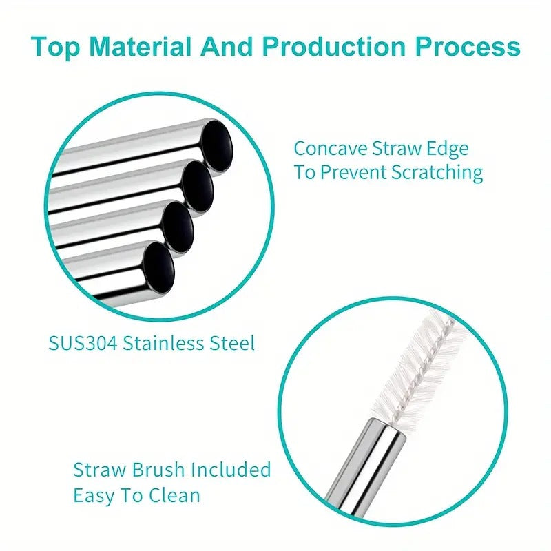 Steel Drinking Reusable Straw