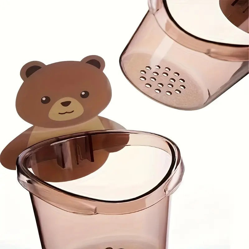 Teddy Bear Brush Holder (1 Pc)