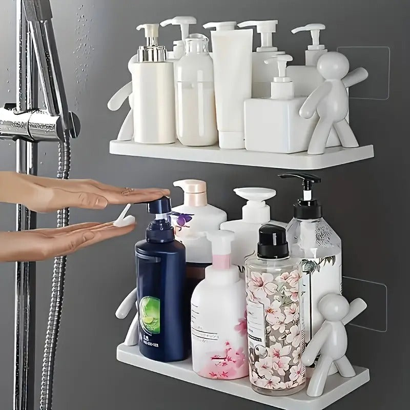 Wall-Mounted Self-Adhesive for Storage