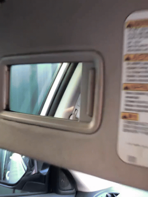 Car Vanity Mirror With Lights