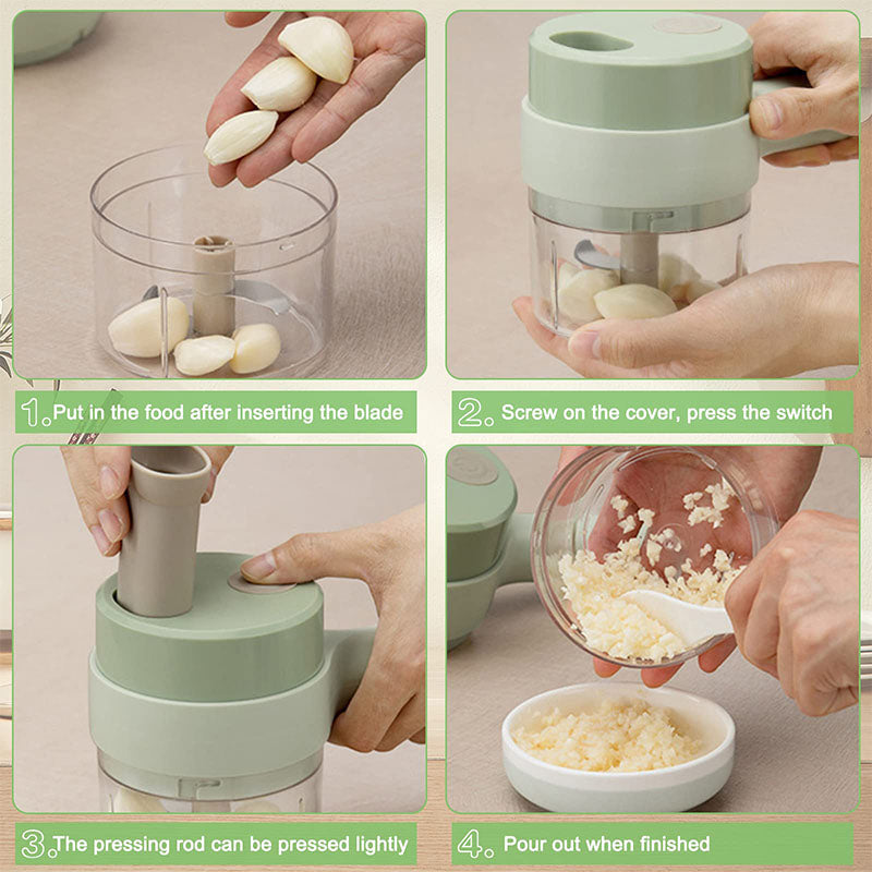 4 in 1 Electric Vegetable Chopper
